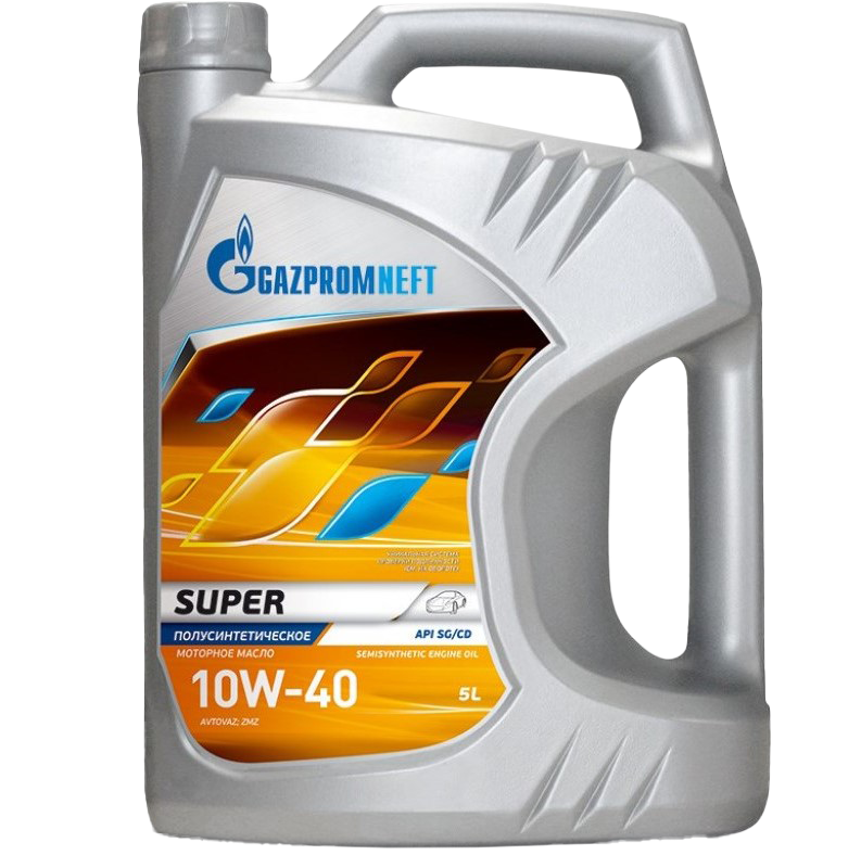 Моторное масло Gazpromneft Super SAE 10W-40, 5л